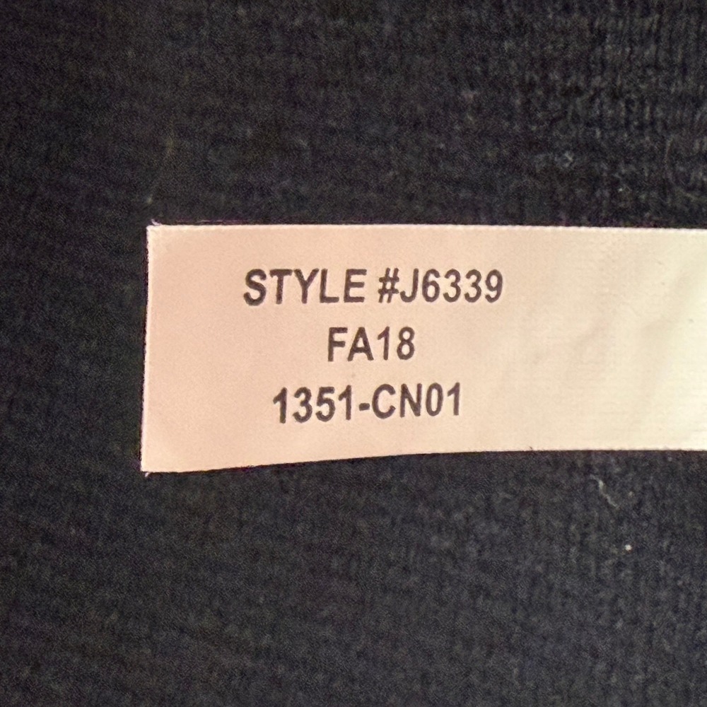 J.Crew‎ Cardigan Sweater Womens XS Black Open Front Longline Merino Blend J6339 - Picture 4 of 10